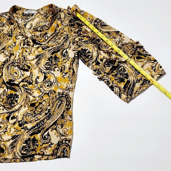 SARU Silky Ruffled Blouse (L) - Picture 8 of 8